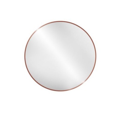 Okrúhle zrkadlo / kruh v ráme medené Optiwhite 120